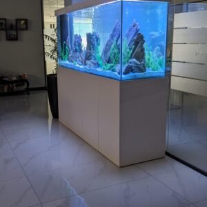 7 ft Large Aquarium in 19mm glass,(iron angle stand on Lasani deco finish)