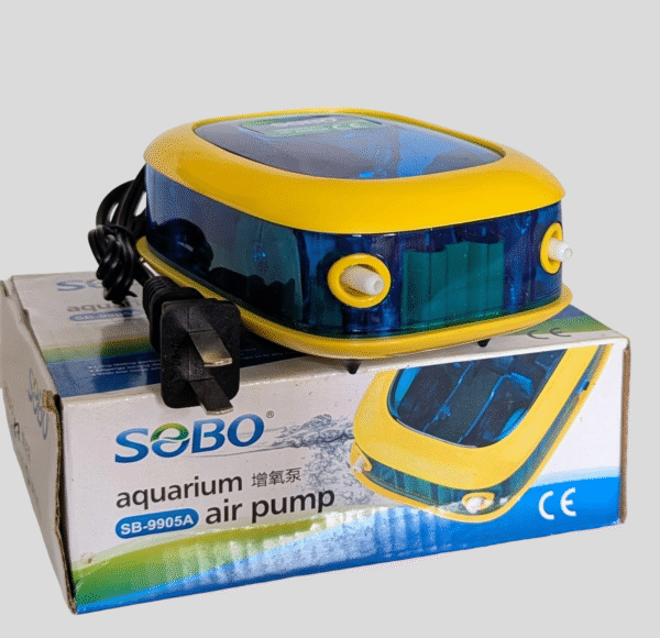 Aquarium Airpump SB 9905A (Dual Nozzel) - Image 4