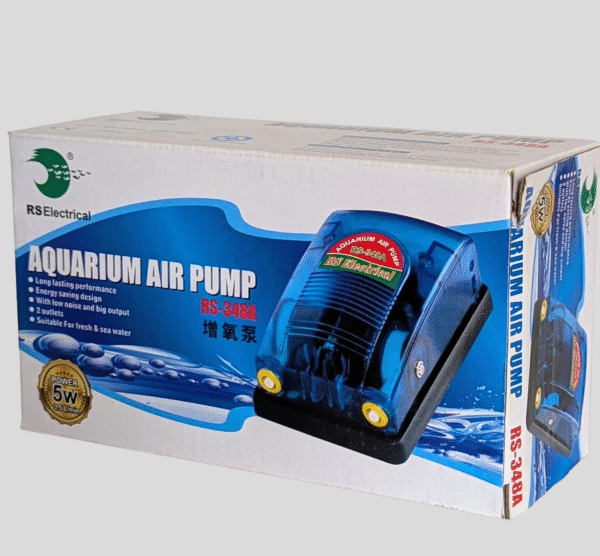 Aquarium Airpump RS-348A  (Dual Nozzel) - Image 2